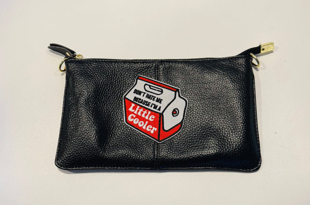 Sac à main en cuir « Ne me détestez pas parce que je suis un peu plus cool »