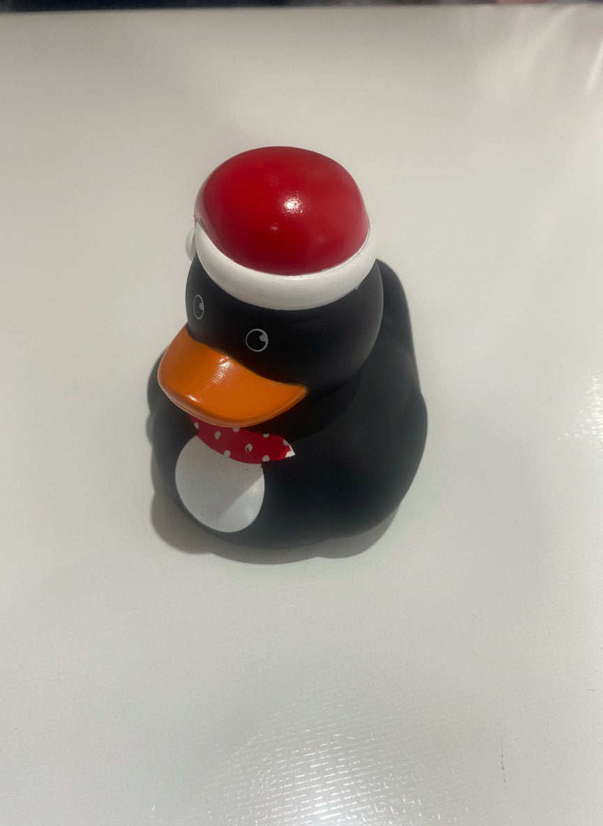 Christmas Penguin rubber duck
