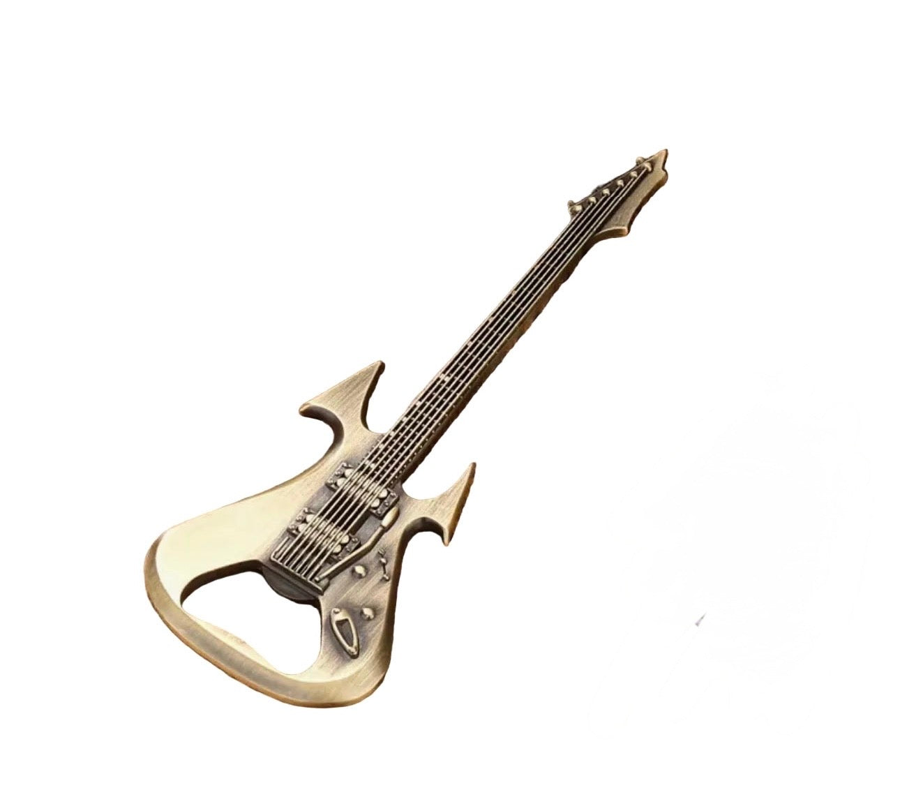 Bronze Guitar Bottle Opener