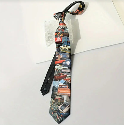 Cars and Trucks business neck tie