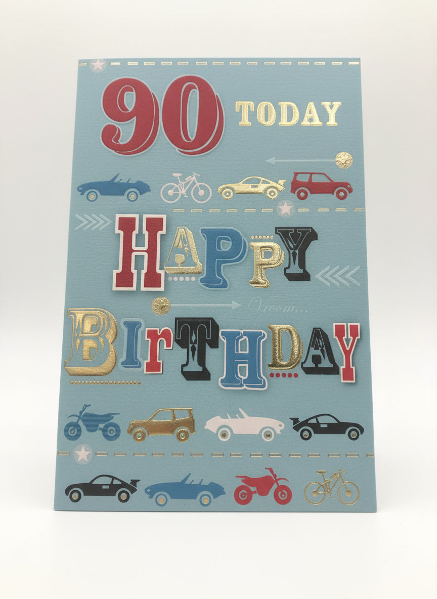 Birthday Card - 90 Today