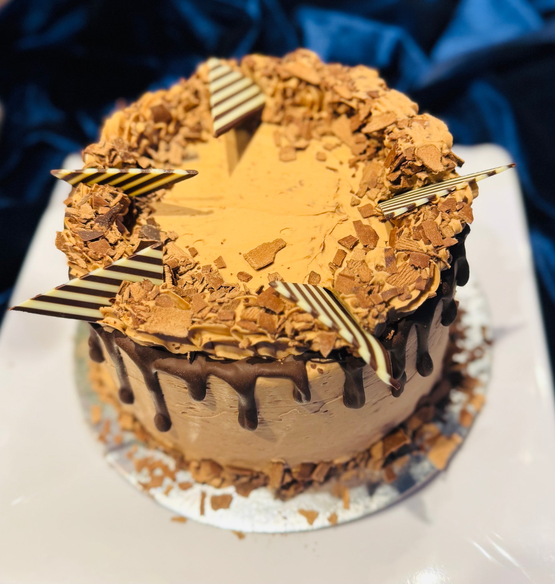 Gâteau glacé à la boue de 6 pouces (sans produits laitiers)