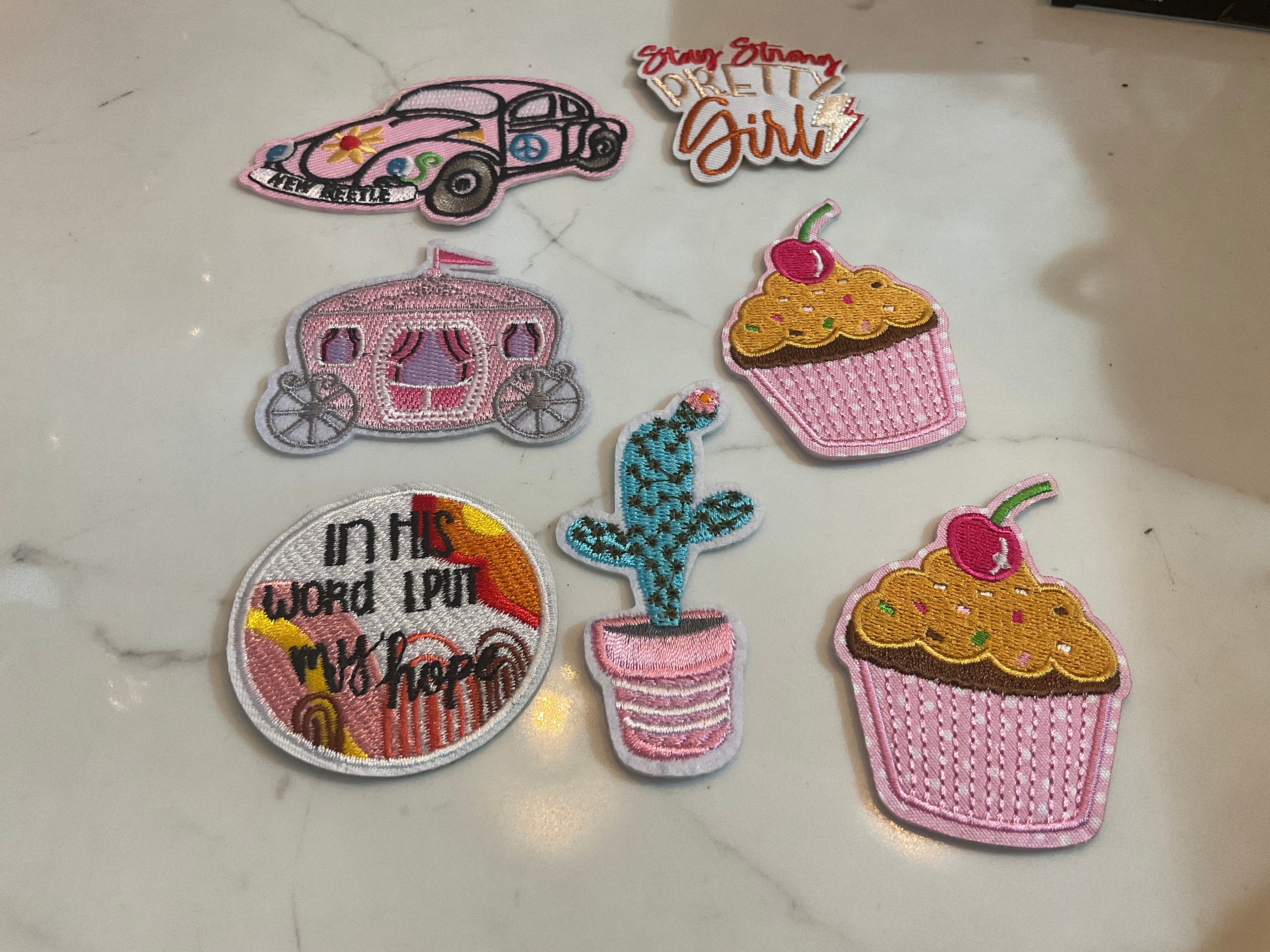 Fashion Iron on Transfers - pretty in pink designs