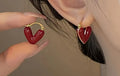 Red Heart Sleeper Studs