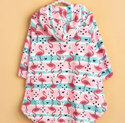 Flamingo Hoodie Pullover