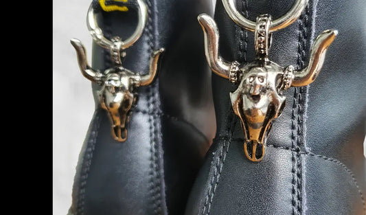 Bull’s Head Shoe Clip-on Charms