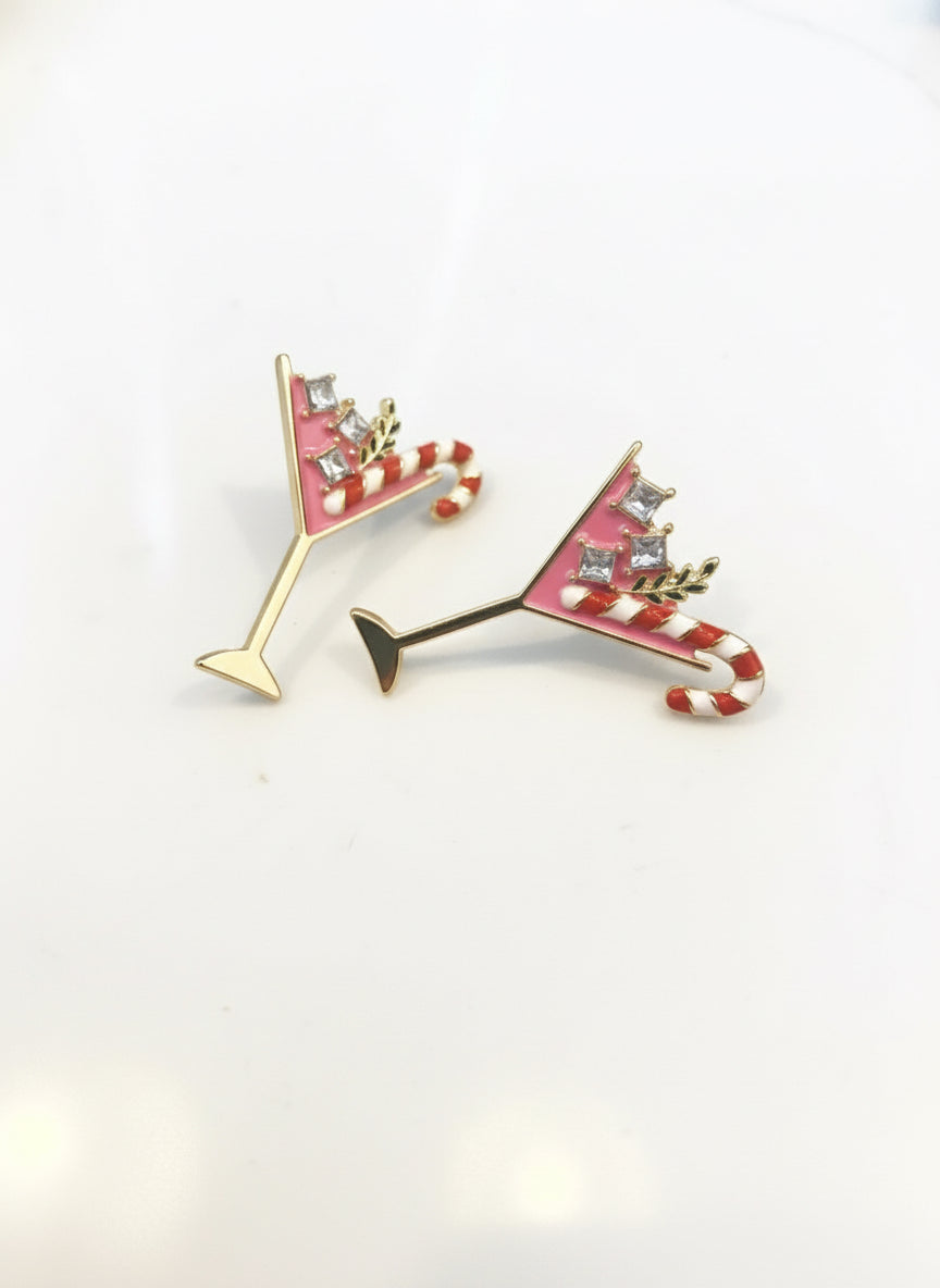 Christmas Cocktail Earring