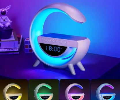 Wireless Charging Bluetooth Speaker Alarm Clock