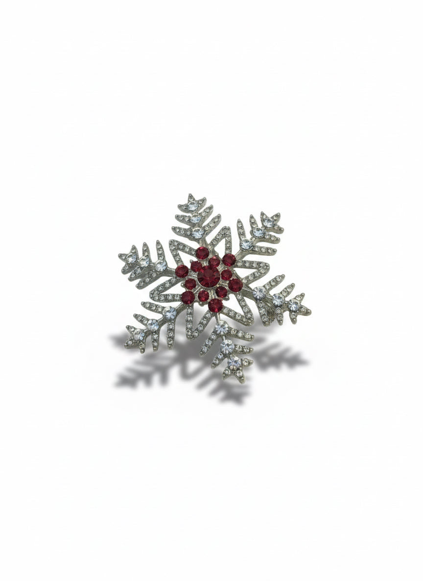 Christmas snowflake Brooch