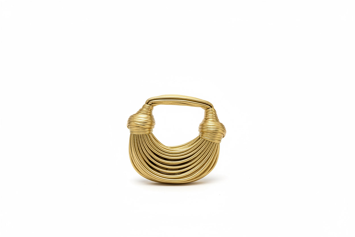 Gold Spaghetti Handbag