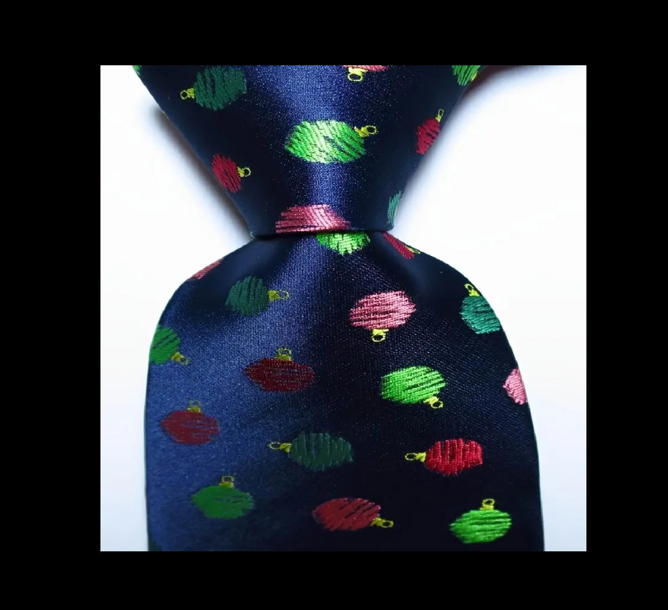 Christmas Baubles neck tie