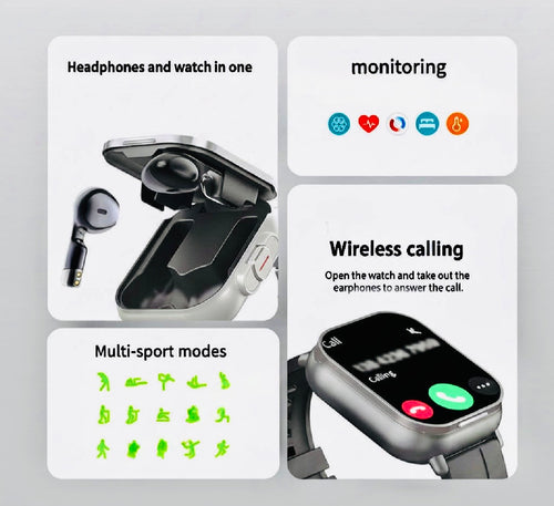 Smart Watch- phone/earbuds/tracking