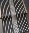 Écharpe en tricot noir