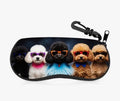 Poodle Dog glasses case