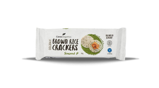 Ceres Organic Brown Rice Crackers with Seaweed