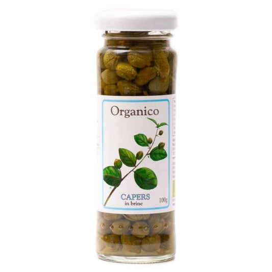 Organic Capers in Brine 100g