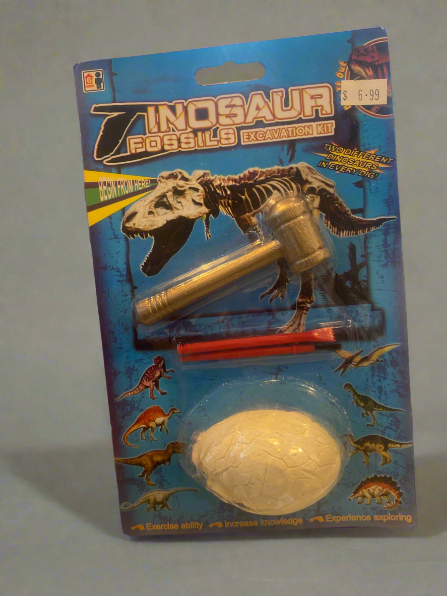 KIT D'EXCAVATION DE FOSSILES DE DINOSAURES