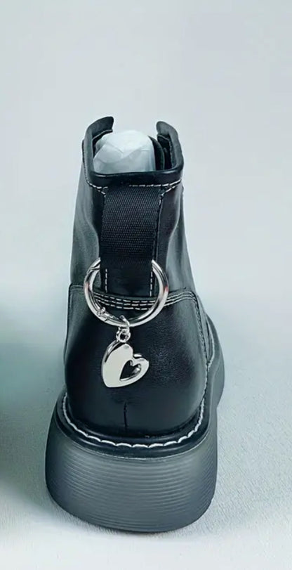 Heart Boot Shoe Clip-on Charms