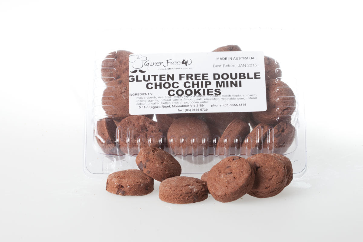 Mini biscuits double chocolat (commander 48 heures à l'avance)