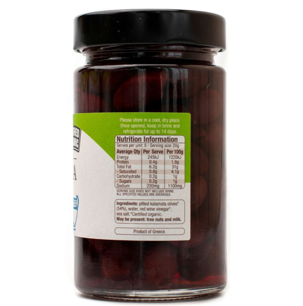 Olives Kalamata dénoyautées biologiques