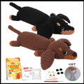 2x Dachshunds Crochet Starter Kit