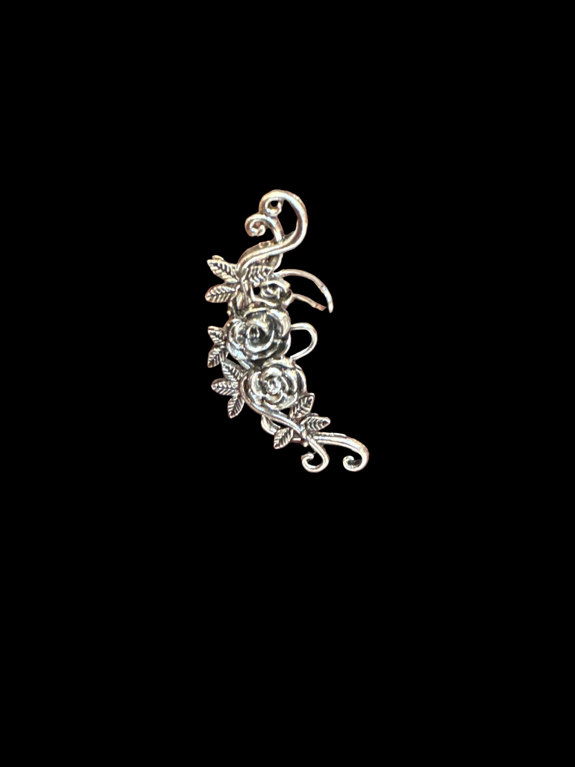 Roses Floral Ear Cuff