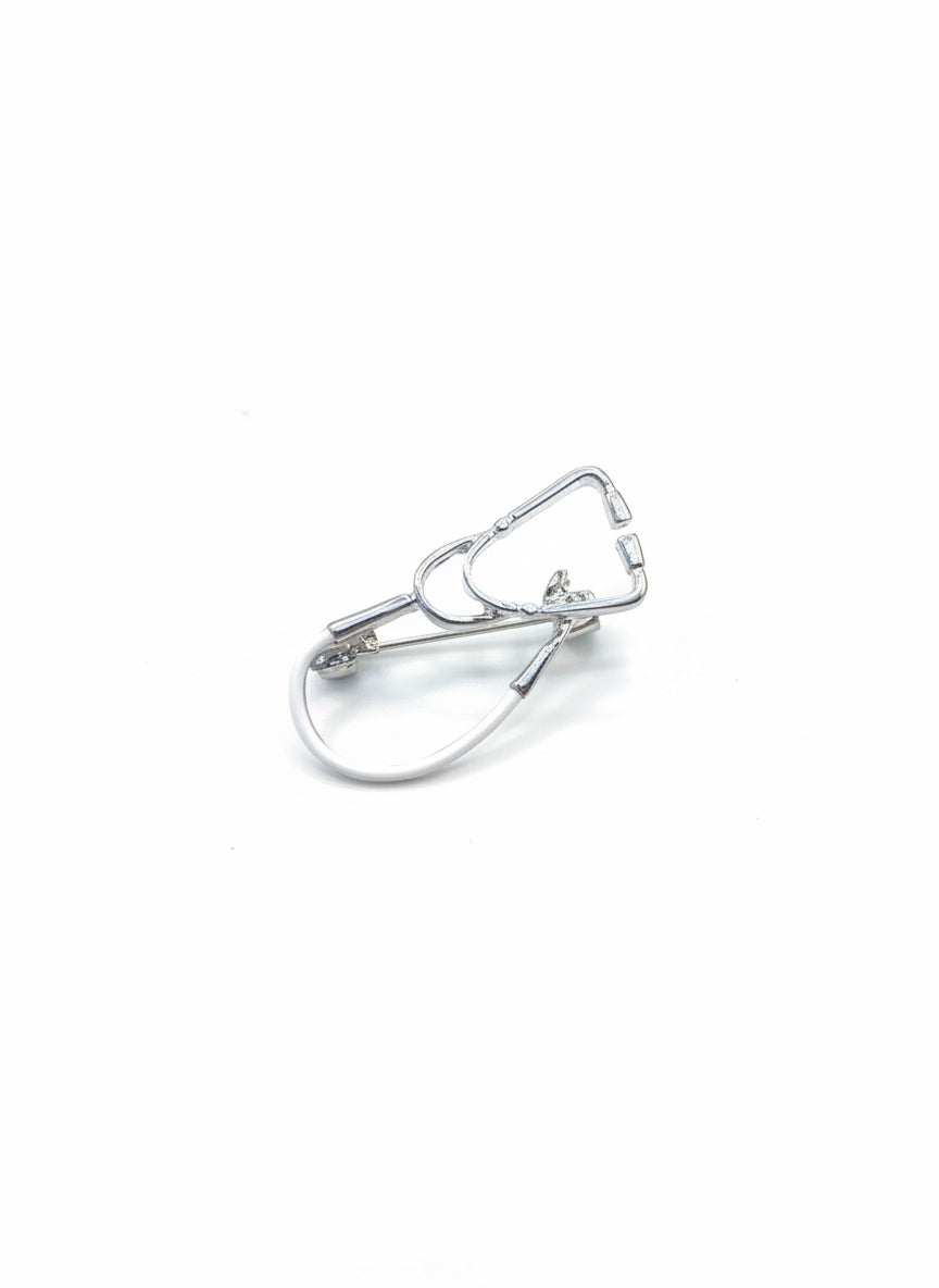 Stethoscope Brooch