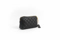 Leather bag with dangling Lady Charm