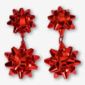 Boucles d'oreilles pendantes en forme de nœud cadeau