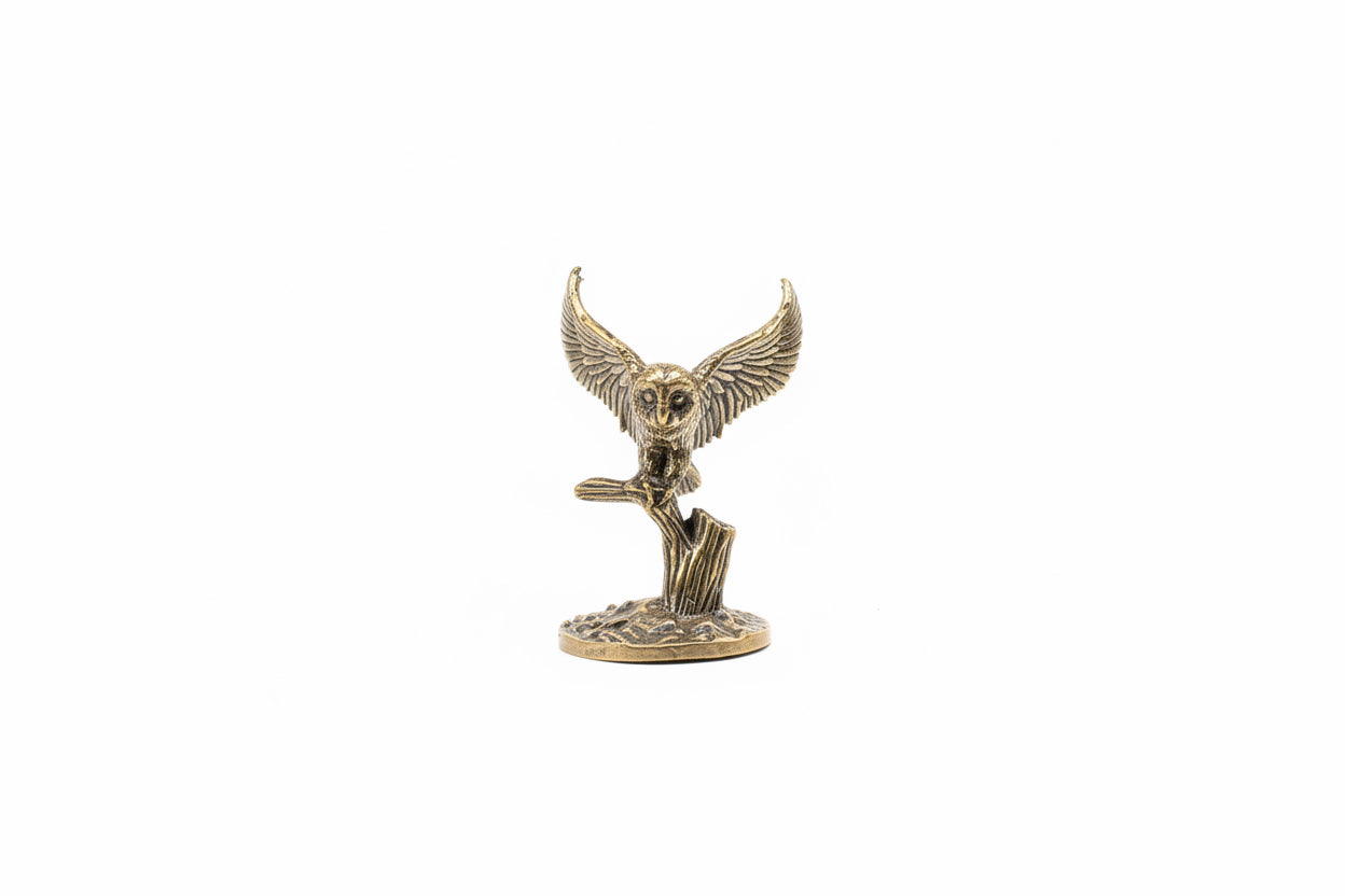 Solid Brass Owl