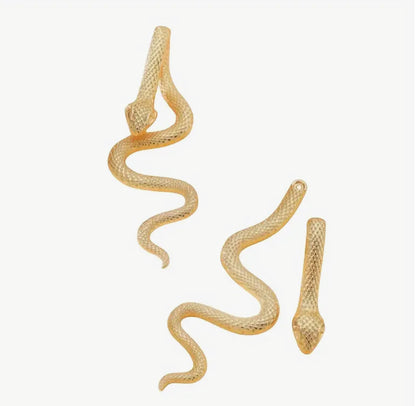 Gold Snake earrings