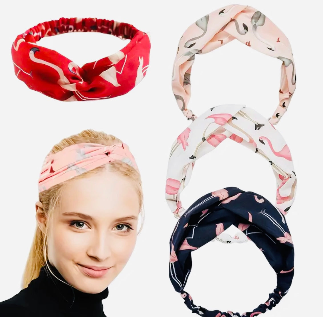 Bandeau flamant rose