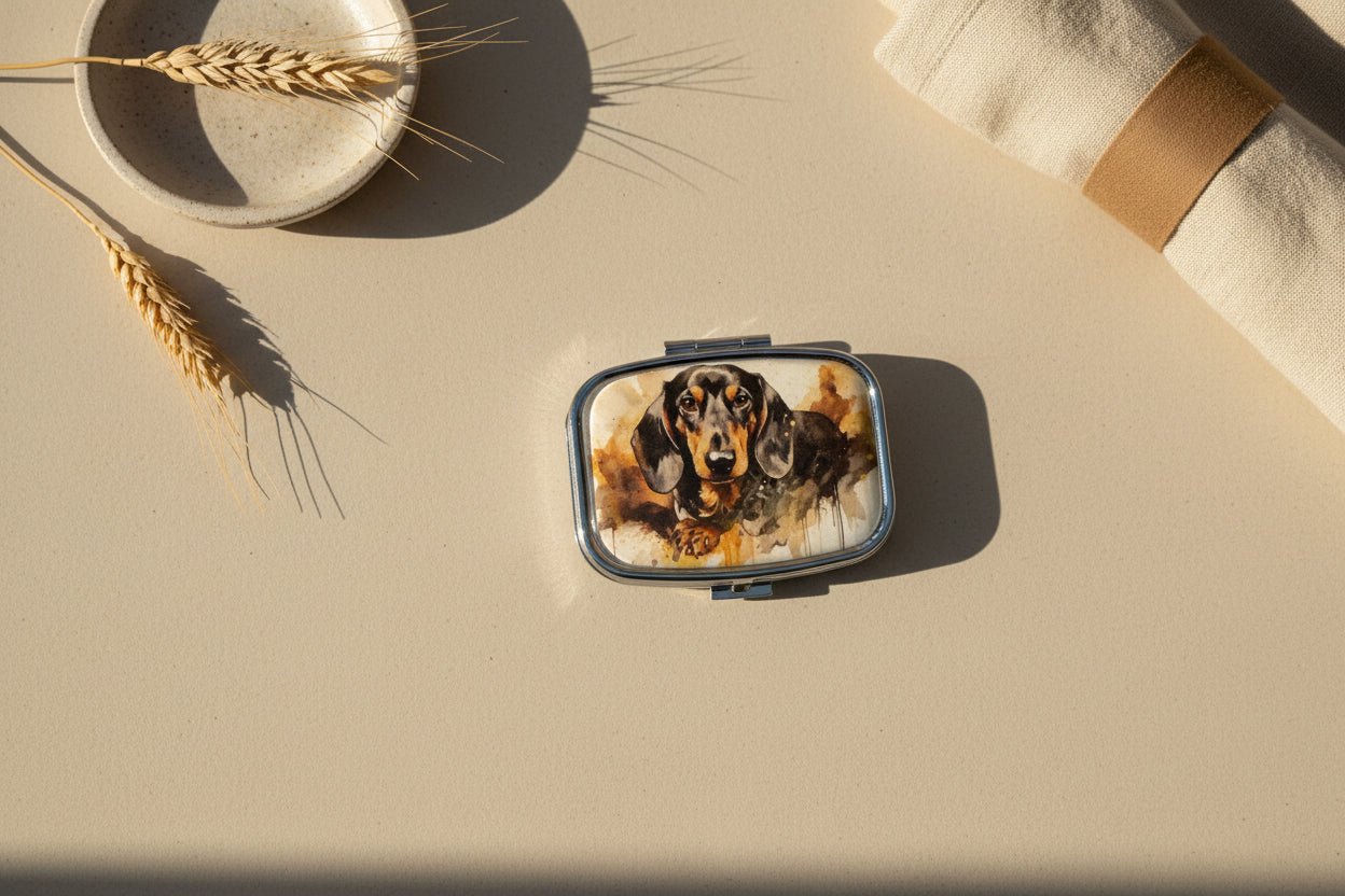 Dachshund Pill Box