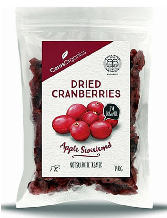 Ceres Organic Cranberries 140g