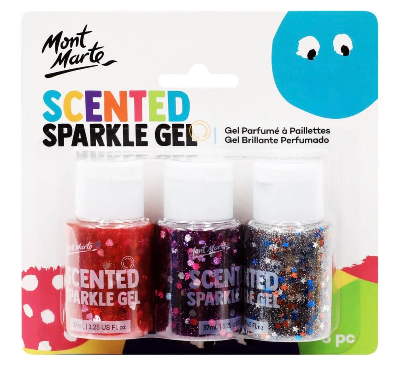 Scented sparkle gel set (varnish)