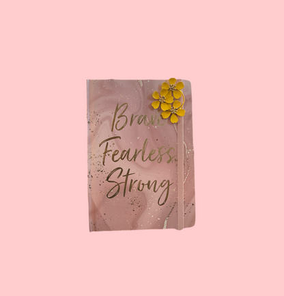 Brave Fearless Strong notebook