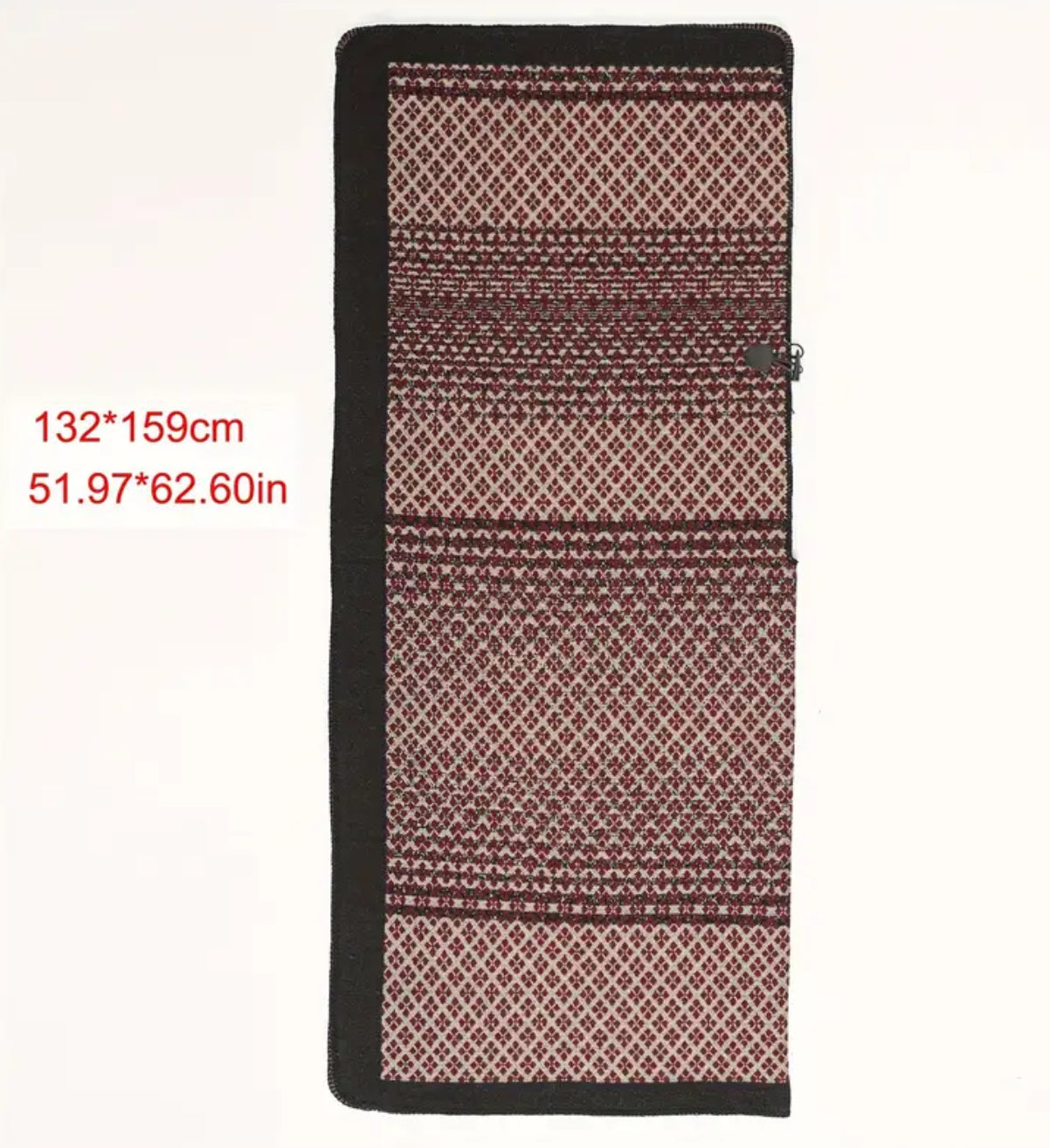 Grand poncho à carreaux