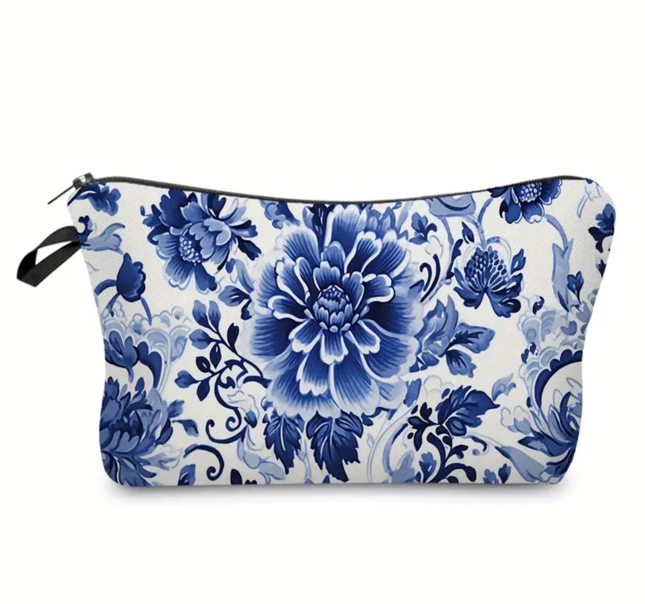 Blue and White Floral Bag