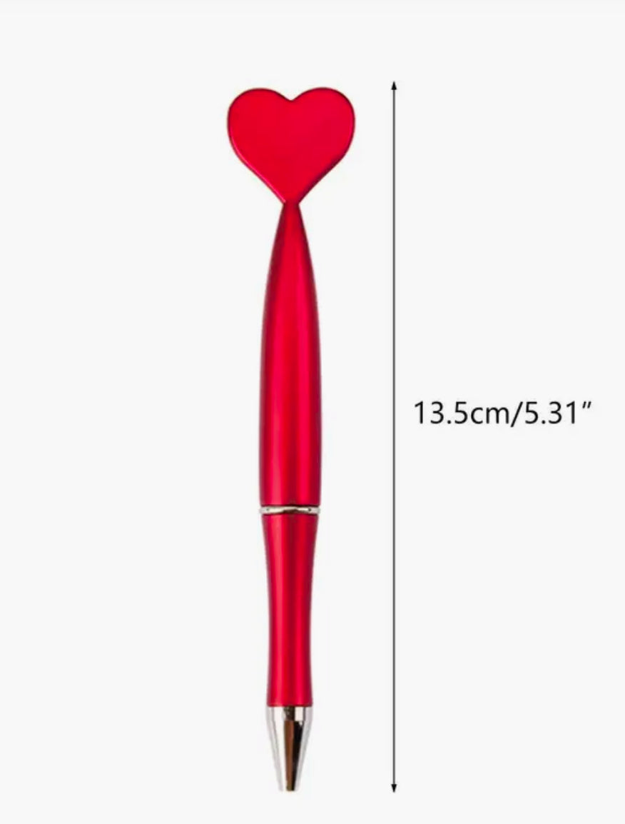 Red Heart Ballpoint Pen