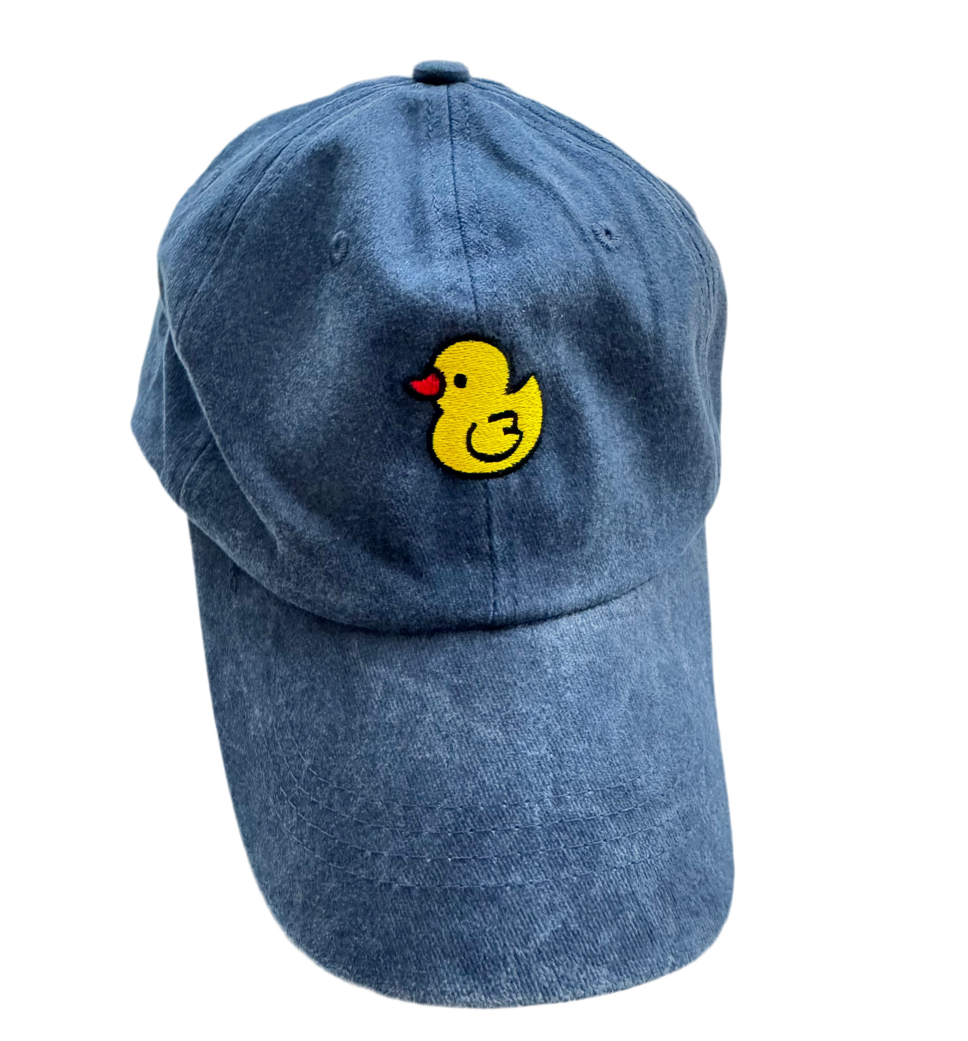 Blue Cotton Yellow Duck Cap