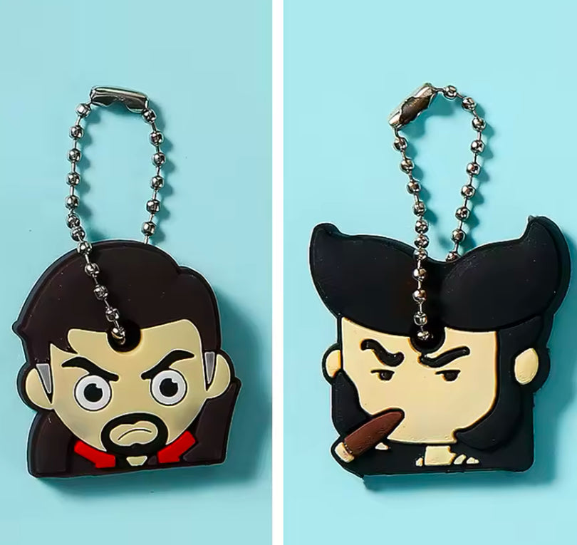 Comics Key Holder with Keychain