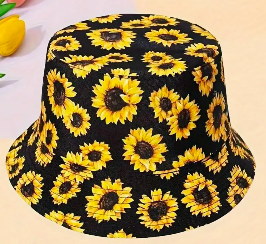 Sunflowers bucket hat
