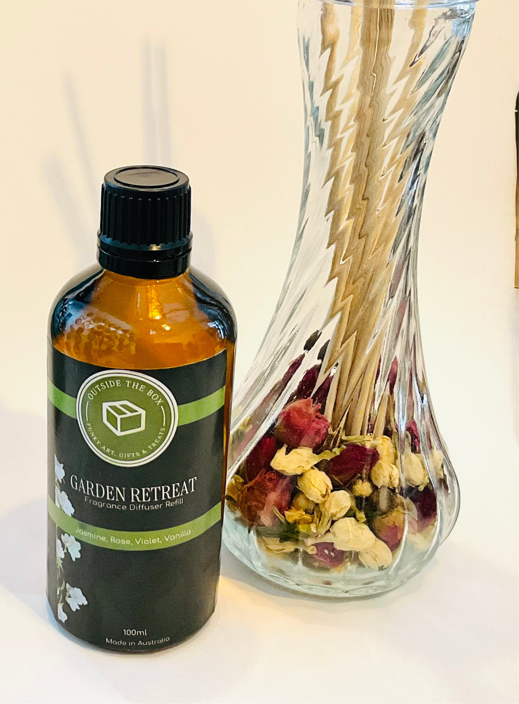 Rose and Jasmine Diffuser Fragrance Gift Set