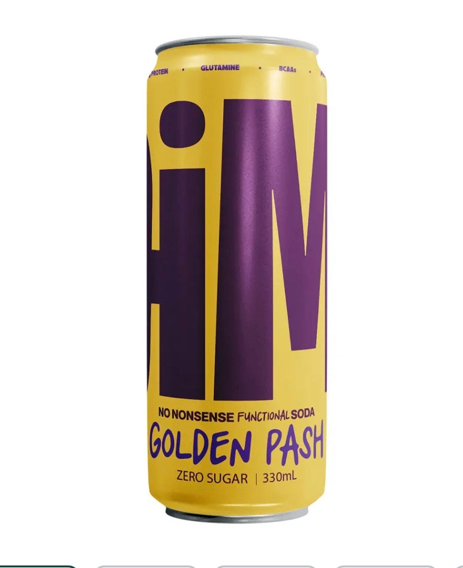 JiM Prebiotic Protein Soda Golden Pash