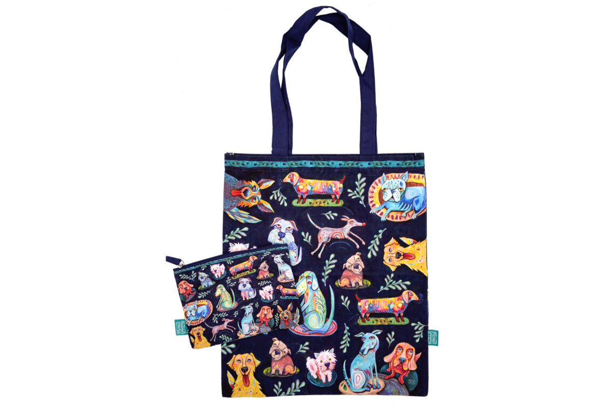 Sac fourre-tout en coton pour chien
