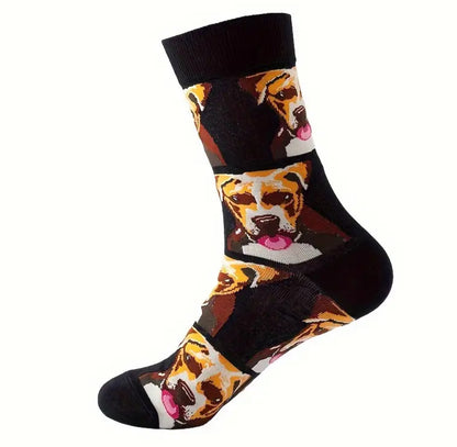 Boxer dog socks