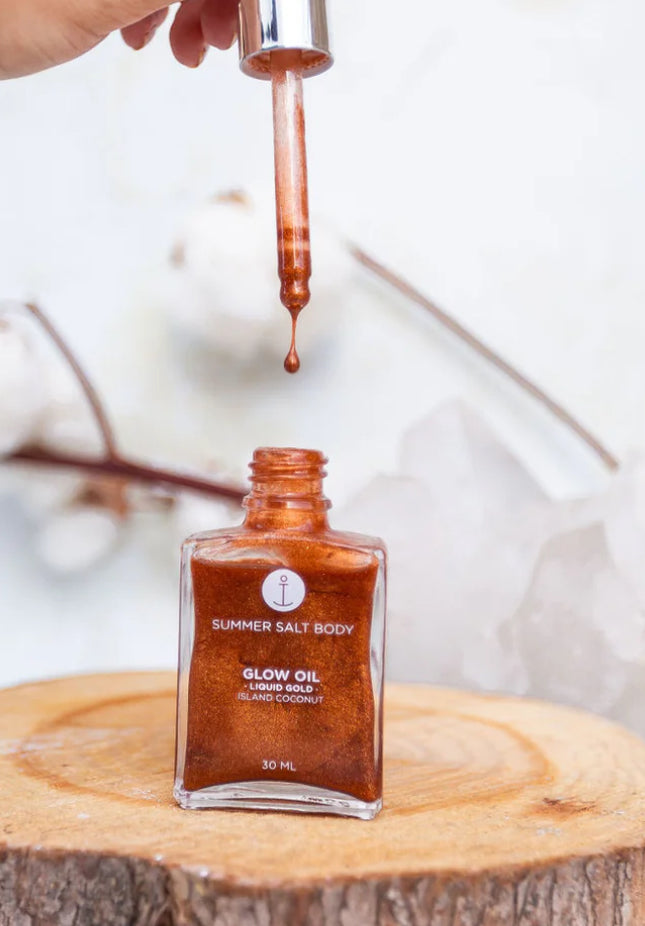 Huile éclatante pour le corps Summer Salt Gold Island Coconut 30 ml