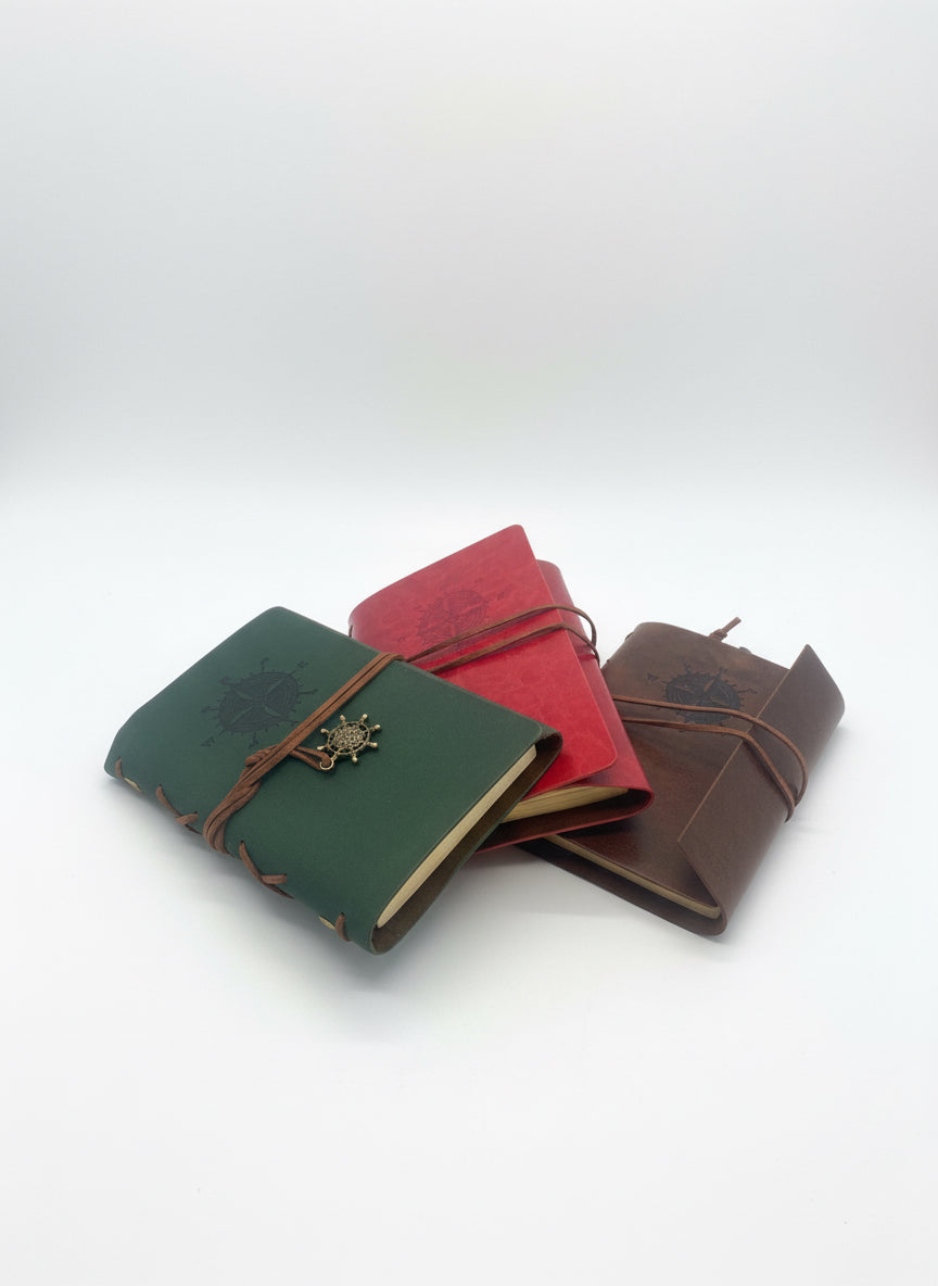 Carnet vintage en similicuir