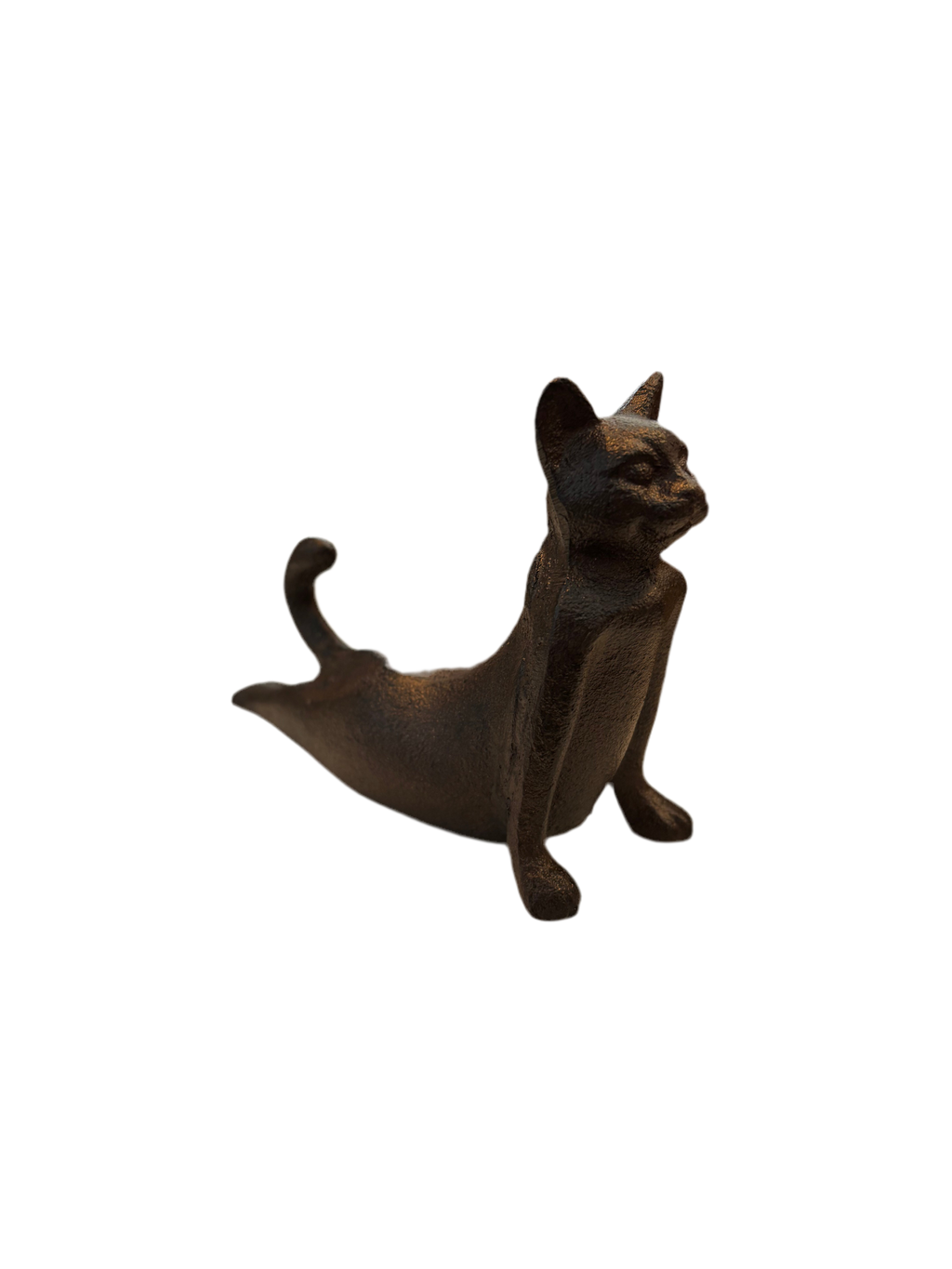 Butée de porte en fonte pour chat
