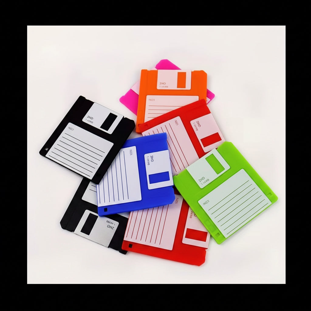 Floppy Disc “Greeting Card” & Coaster